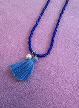 Load image into Gallery viewer, Beaded Necklace With Tassel & Pearl