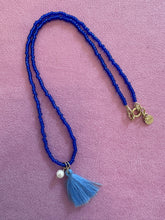 Load image into Gallery viewer, Beaded Necklace With Tassel & Pearl