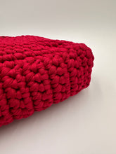 Load image into Gallery viewer, Burgundy Bag With Bamboo Handles