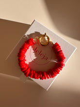 Load image into Gallery viewer, Red Bamboo Coral Bracelet