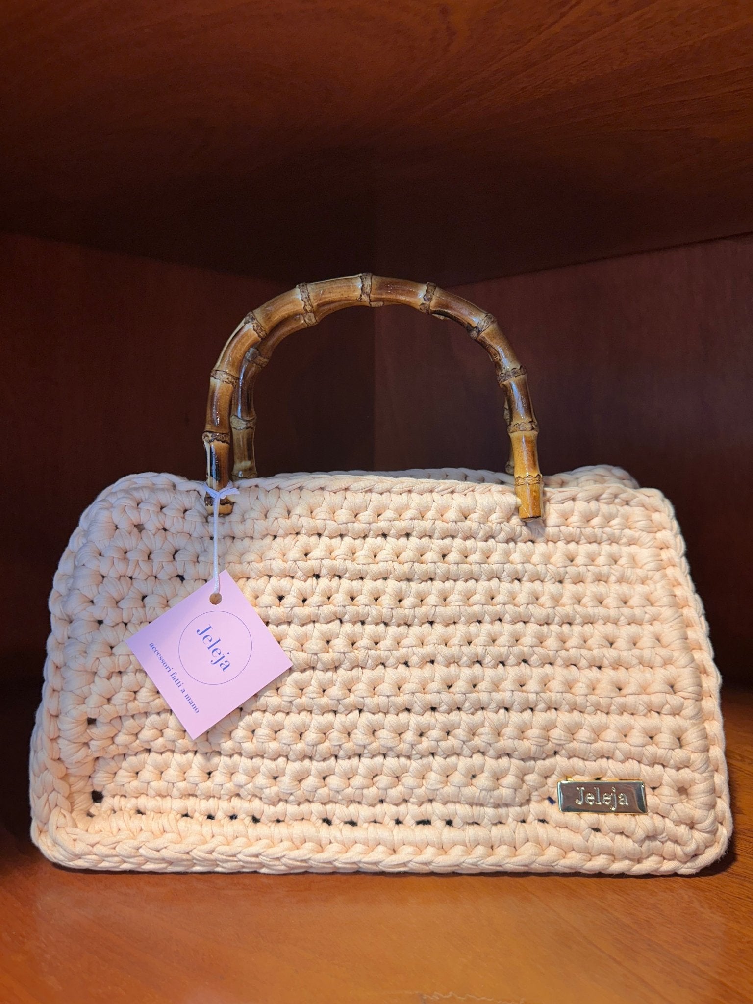 Bamboo Bag with Triangle Sides – Jeleja