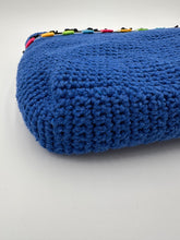 Load image into Gallery viewer, Blue Bag With Cotton Tassels - Jeleja