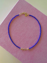 Load image into Gallery viewer, Blue Beaded Necklace - Jeleja