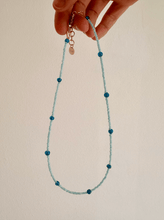 Load image into Gallery viewer, Blue Beaded Necklace - Jeleja