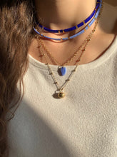 Load image into Gallery viewer, Blue Leaf Necklace - Jeleja