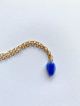 Load image into Gallery viewer, Blue Leaf Necklace - Jeleja