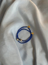 Load image into Gallery viewer, Bracelet With Blue Beads And Pearls - Jeleja