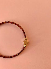 Load image into Gallery viewer, Bracelet With Gold Plated Star And Bronze Beads - Jeleja