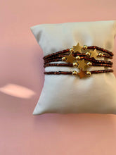 Load image into Gallery viewer, Bracelet With Gold Plated Star And Bronze Beads - Jeleja