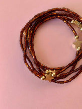 Load image into Gallery viewer, Bracelet With Gold Plated Star And Bronze Beads - Jeleja