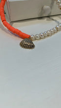 Load image into Gallery viewer, Colorful Necklace With Seashell Pendant & Pearls - Jeleja