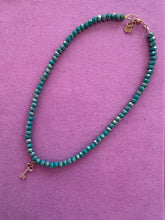 Load image into Gallery viewer, Green Necklace With Key - Jeleja