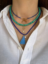 Load image into Gallery viewer, Green Necklace With Key - Jeleja