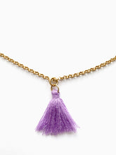 Load image into Gallery viewer, Lilac Tassel Necklace - Jeleja