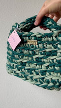 Load and play video in Gallery viewer, Green & Light Green Handbag