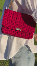 Load and play video in Gallery viewer, Red Chunky Shoulder Bag