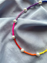 Load image into Gallery viewer, Rainbow Beads Necklace & Pearls Of Mallorca - Jeleja