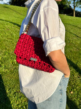 Load image into Gallery viewer, Red Chunky Shoulder Bag - Jeleja