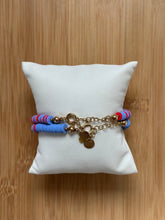 Load image into Gallery viewer, Red, Denim And Heart Bracelet - Jeleja