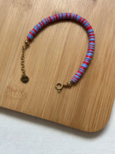 Load image into Gallery viewer, Red, Denim And Heart Bracelet - Jeleja