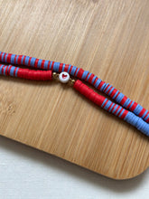 Load image into Gallery viewer, Red, Denim And Heart Bracelet - Jeleja