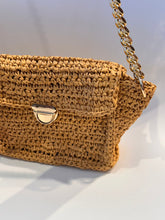 Load image into Gallery viewer, Shoulder Bag With Caramel Raffia - Jeleja