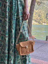 Load image into Gallery viewer, Shoulder Bag With Caramel Raffia - Jeleja