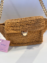 Load image into Gallery viewer, Shoulder Bag With Caramel Raffia - Jeleja