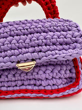 Load image into Gallery viewer, Red And Lilac Bag
