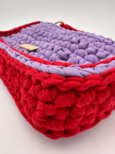 Load image into Gallery viewer, Red And Lilac Bag
