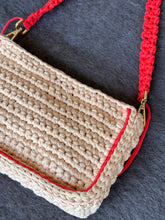 Load image into Gallery viewer, Beige &amp; Coral Bag
