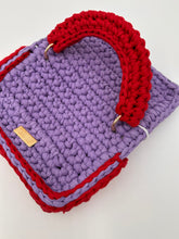 Load image into Gallery viewer, Red And Lilac Bag
