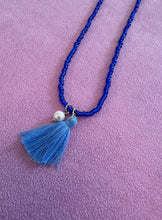 Load image into Gallery viewer, Beaded Necklace With Tassel &amp; Pearl - Jeleja
