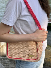 Load image into Gallery viewer, Beige &amp; Coral Bag - Jeleja
