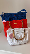 Load image into Gallery viewer, Blue Bag With Fringes - Jeleja
