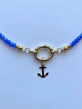 Load image into Gallery viewer, Blue Necklace With Anchor - Jeleja
