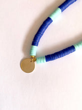 Load image into Gallery viewer, Blue Necklace With Round Pendant - Jeleja
