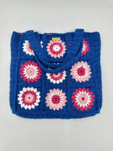 Load image into Gallery viewer, Blue, Pink &amp; White Granny Bag - Jeleja
