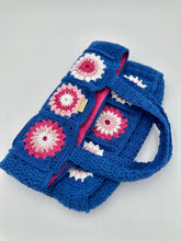 Load image into Gallery viewer, Blue, Pink &amp; White Granny Bag - Jeleja

