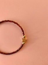 Load image into Gallery viewer, Bracelet With Gold Plated Star And Bronze Beads - Jeleja
