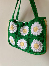 Load image into Gallery viewer, Green, White &amp; Yellow Granny Bag - Jeleja
