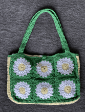 Load image into Gallery viewer, Green, White &amp; Yellow Granny Bag - Jeleja
