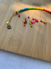 Load image into Gallery viewer, Handmade Rainbow Bracelet With Gold Plated Silver - Jeleja
