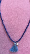 Load and play video in Gallery viewer, Beaded Necklace With Tassel &amp; Pearl
