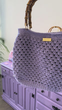 Load and play video in Gallery viewer, Bamboo Bag With See-Through Pattern
