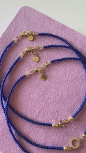 Load and play video in Gallery viewer, Blue Beaded Necklace
