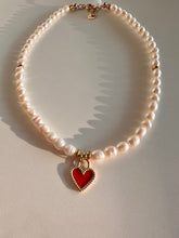 Load image into Gallery viewer, Red Heart Necklace - Jeleja
