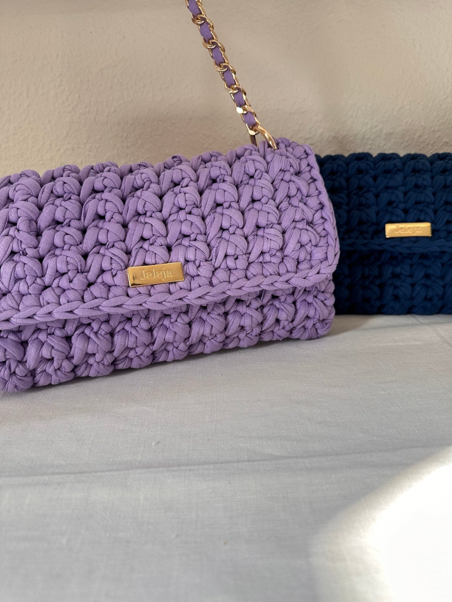 Shoulder Bag With Colorful Recycled Cotton – Jeleja