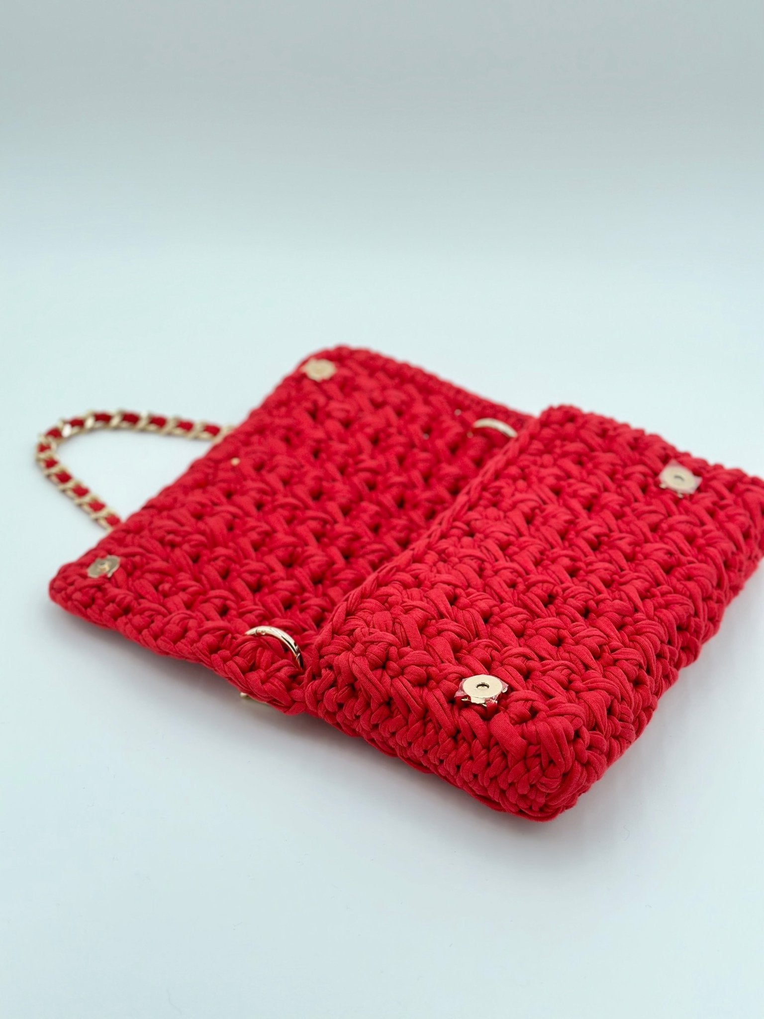 Shoulder Bag With Colorful Recycled Cotton – Jeleja