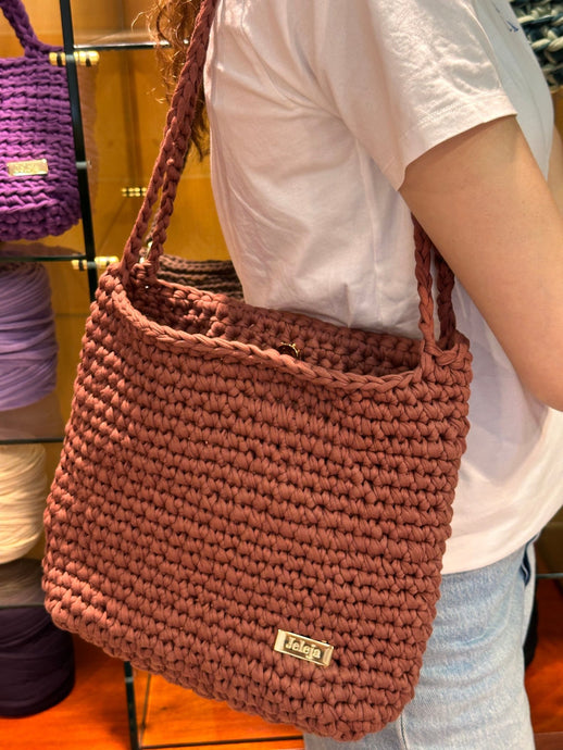 Shoulder Bag With Recycled Cotton - Jeleja